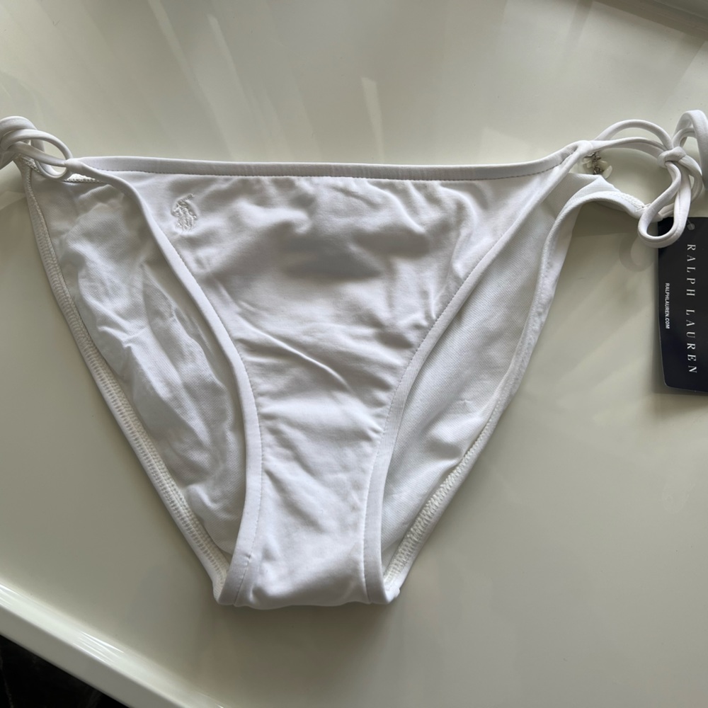 Ralph Lauren White Bikini Bottom